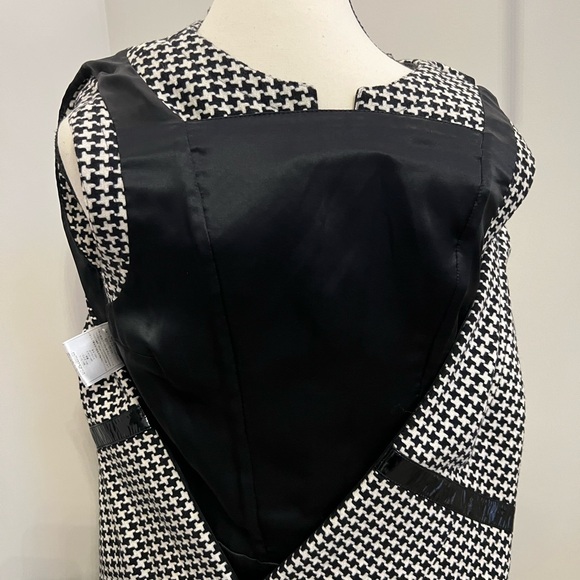 Vintage Christian Dior Fall 2008 Houndstooth Dress by John Galliano FR 38 - Picture 11 of 12